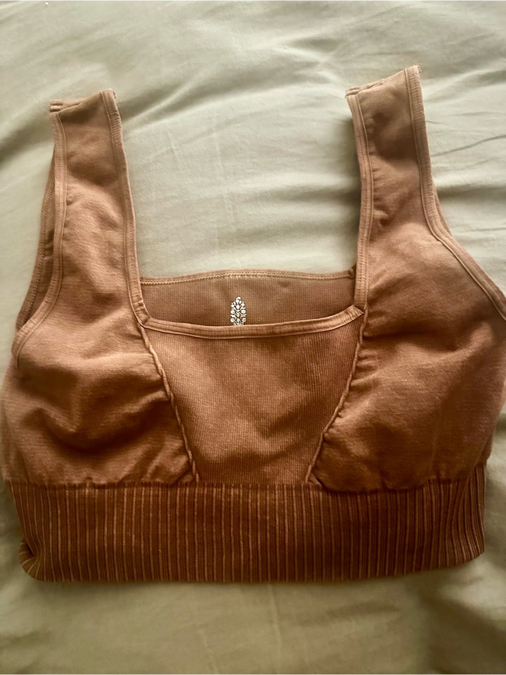 NWOT Free People Movement Ribbed Wide-Strap Sports Bra -M/L